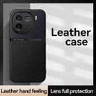 For vivo iQOO 12 Pro Litchi Leather Magnetic Full Coverage Shockproof Phone Case(Black) - 2