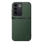 For vivo S16 / S16 Pro Litchi Leather Magnetic Full Coverage Shockproof Phone Case(Green) - 1