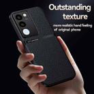 For vivo S17 / S17 Pro Litchi Leather Magnetic Full Coverage Shockproof Phone Case(Black) - 3