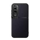 For vivo S19 Pro / vivo V40 Litchi Leather Magnetic Full Coverage Shockproof Phone Case(Black) - 1