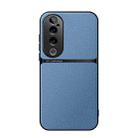 For vivo S19 Pro / vivo V40 Litchi Leather Magnetic Full Coverage Shockproof Phone Case(Blue) - 1