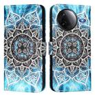 For Redmi K80 / K80 Pro Colored Drawing Pattern Plain Weave Leather Phone Case(Undersea Mandala) - 2