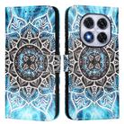 For Redmi Note 14 Pro / 14 Pro+ 5G Global Colored Drawing Pattern Plain Weave Leather Phone Case(Undersea Mandala) - 2