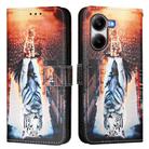 For Redmi  Turbo 4 Colored Drawing Pattern Plain Weave Leather Phone Case(Cats And Tigers) - 2