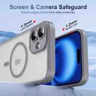 For iPhone 16 Translucent Frosted MagSafe Phone Case with AI Button(Grey) - 3