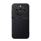 For Realme 11 Pro / Realme 11 Pro+ Litchi Leather Magnetic Full Coverage Shockproof Phone Case(Black) - 1