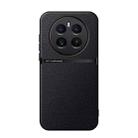 For Realme 12 Pro / Realme 12 Pro+ Litchi Leather Magnetic Full Coverage Shockproof Phone Case(Black) - 1