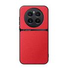 For Realme 12 Pro / Realme 12 Pro+ Litchi Leather Magnetic Full Coverage Shockproof Phone Case(Red) - 1