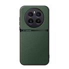 For Realme 12 Pro / Realme 12 Pro+ Litchi Leather Magnetic Full Coverage Shockproof Phone Case(Green) - 1