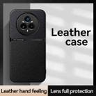 For Realme 14 Pro+ Litchi Leather Magnetic Full Coverage Shockproof Phone Case(Black) - 2