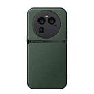 For OPPO Find X6 Litchi Leather Magnetic Full Coverage Shockproof Phone Case(Green) - 1