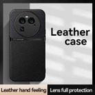 For OPPO Find X6 Litchi Leather Magnetic Full Coverage Shockproof Phone Case(Blue) - 2
