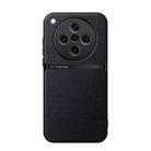 For OPPO Find X8 Litchi Leather Magnetic Full Coverage Shockproof Phone Case(Black) - 1