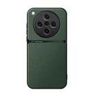 For OPPO Find X8 Litchi Leather Magnetic Full Coverage Shockproof Phone Case(Green) - 1