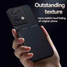 For OPPO Reno8 Pro Litchi Leather Magnetic Full Coverage Shockproof Phone Case(Red) - 3