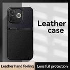 For OPPO  A5 Pro 5G Litchi Leather Magnetic Full Coverage Shockproof Phone Case(Red) - 2