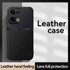 For OPPO Reno13 Pro 5G Global Litchi Leather Magnetic Full Coverage Shockproof Phone Case(Red) - 2