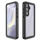 For Samsung Galaxy S24 FE 5G RedPepper Shockproof IP68 Waterproof PC Hybrid TPU Phone Case(Black) - 1