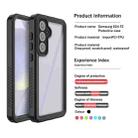 For Samsung Galaxy S24 FE 5G RedPepper Shockproof IP68 Waterproof PC Hybrid TPU Phone Case(Black) - 3