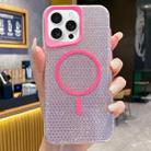 For iPhone 11 Pro Max Blade Glitter MagSafe Phone Case(Pink) - 1