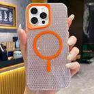 For iPhone 12 Pro Blade Glitter MagSafe Phone Case(Orange) - 1