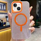 For iPhone 13 Blade Glitter MagSafe Phone Case(Orange) - 1