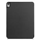 For iPad Air 2022 / 2020 10.9 Custer Texture TPU Horizontal Flip Leather Case with Sleep / Wake-up Function & Three-folding Holder & Pen Slot(Black) - 2