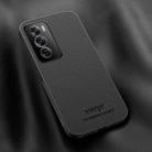 For OPPO Reno12 Pro 5G Global HUIYI Leather Magnetic Phone Case(Black) - 1