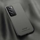 For OPPO Reno12 Pro 5G Global HUIYI Leather Magnetic Phone Case(Grey) - 1