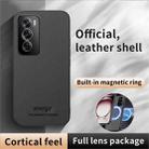 For OPPO Reno12 Pro 5G Global HUIYI Leather Magnetic Phone Case(Brown) - 2