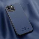 For OPPO A60 4G HUIYI Leather Magnetic Phone Case(Blue) - 1