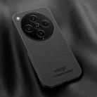 For OPPO Find X8 Pro HUIYI Leather Magnetic Phone Case(Black) - 1