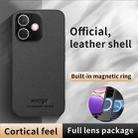 For OPPO A5 Pro 5G HUIYI Leather Magnetic Phone Case(Black) - 2