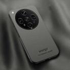 For OPPO Find X8 Ultra HUIYI Leather Magnetic Phone Case(Grey) - 1