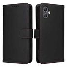 For Samsung Galaxy A06 4G BETOPNICE BN-005 2 in 1 Detachable Imitate Genuine Leather Phone Case(Black) - 1