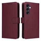 For Samsung Galaxy A16 5G BETOPNICE BN-005 2 in 1 Detachable Imitate Genuine Leather Phone Case(Wine Red) - 1