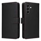 For Samsung Galaxy A36 5G BETOPNICE BN-005 2 in 1 Detachable Imitate Genuine Leather Phone Case(Black) - 1