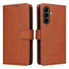 For Samsung Galaxy A56 5G BETOPNICE BN-005 2 in 1 Detachable Imitate Genuine Leather Phone Case(Brown) - 1