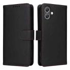 For Samsung Galaxy A07 4G BETOPNICE BN-005 2 in 1 Detachable Imitate Genuine Leather Phone Case(Black) - 1