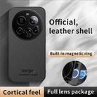 For Xiaomi 15 Ultra HUIYI Leather Magnetic Phone Case(Blue) - 2