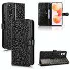 For Cubot A10 Honeycomb Dot Texture Leather Phone Case(Black) - 1