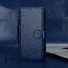 For Cubot A10 Honeycomb Dot Texture Leather Phone Case(Blue) - 2