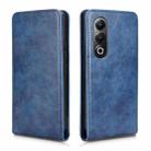 For itel S25 Magnetic Vertical Flip Leather Phone Case(Blue) - 2