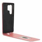 For itel S25 Ultra Magnetic Vertical Flip Leather Phone Case(Rose Gold) - 3