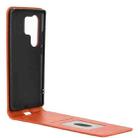 For itel S25 Ultra Magnetic Vertical Flip Leather Phone Case(Brown) - 3