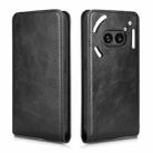 For Nothing Phone 2a Magnetic Vertical Flip Leather Phone Case(Black) - 2