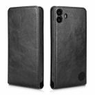 For Nothing CMF Phone 1 Magnetic Vertical Flip Leather Phone Case(Black) - 2