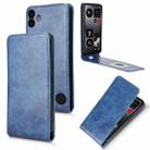 For Nothing CMF Phone 1 Magnetic Vertical Flip Leather Phone Case(Blue) - 1