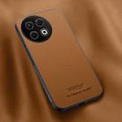 For Tecno Spark 30 Pro HUIYI Leather Magnetic Phone Case(Brown) - 1