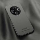 For Tecno Spark 30C 4G HUIYI Leather Magnetic Phone Case(Grey) - 1